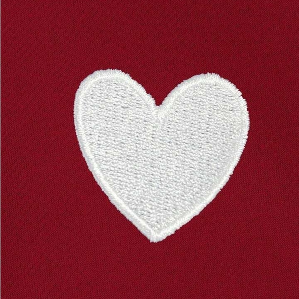 Heart Print Thermal Lined Sweatshirt women different size - Picture 4 of 6